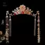 Sel Hanfu Phụ Kiện Tóc Vương Miện Tiaras Tiệc Cưới Cô Dâu Mũ Đội Đầu Cho Váy Xiuhe [Mina]
