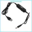Cáp nguồn USB sang 1 30V-12V 5 5x2 1mm có màn hình điện áp đầu ra