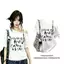 Mùa hè 2026 Ruy băng Slanted Vai dáng rộng Áo thun ngắn tay Thiết kế thích hợp Bao da thịt Slimer Look All-Match Casual Hot Girl Hợp thời trang Top Women