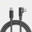 Cáp sạc nhanh GE 90 độ USB C 60W PD bện 1M Type C sang Type C cho điện thoại Huawei VN