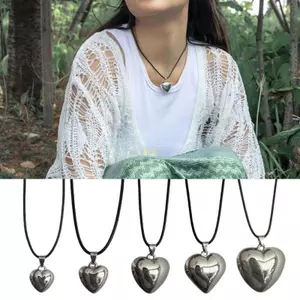 Flgo Love- Mặt dây chuyền trái tim Xương đòn Dây chuyền Tính khí Vòng cổ đường sáp có thể điều chỉnh
