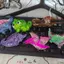 Vuốt Tóc Khủng Long Nhiều Màu Sắc Ngộ nghĩnh Chameleon Cua Kẹp Tóc Dễ Thương Acetate Vuốt Kẹp Phụ Kiện Tóc Cho Nữ Bé Gái [Mina]