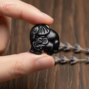 HFSHY Obsidian Mặt Dây Chuyền Chữ Thập Nelace Trang Sức Tôn Giáo Chống Thấm Nước Cho Nam Nữ Thiền Cầu Nguyện Sử Dụng VN