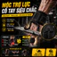 🔥Giá sốc🔥Móc trợ lực hít xà cổ tay gym | Dây quấn cổ tay móc kéo tạ tập lực | Găng móc nâng tạ hỗ trợ bám chắc