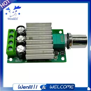 1 Cái 12V 24V 10A Bộ Điều Chỉnh Tốc Độ Có Thể Điều Chỉnh Điều Khiển Độ Sáng Cho Quạt Động Cơ Đèn LED