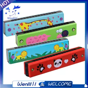 Trẻ Em Harmonica Giá Đỡ Harmonica Gói Harmonica 4 Diatonic Harmonica, Nhạc Cụ Bằng Gỗ Cho Người Mới Bắt Đầu, Chuyên Gia, Học Sinh