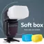 Photo Flash Diffuser Dome Bounce Cho V1 TT600 V850II V860III TT600 / 520 / 685 / 850 / 860 Flash Speedlight Soft Box Case Thay Thế
