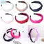 JVSUB Satin Head Band Thời Trang Bé Gái Nữ Màu Vải Băng Đô Quấn Tóc