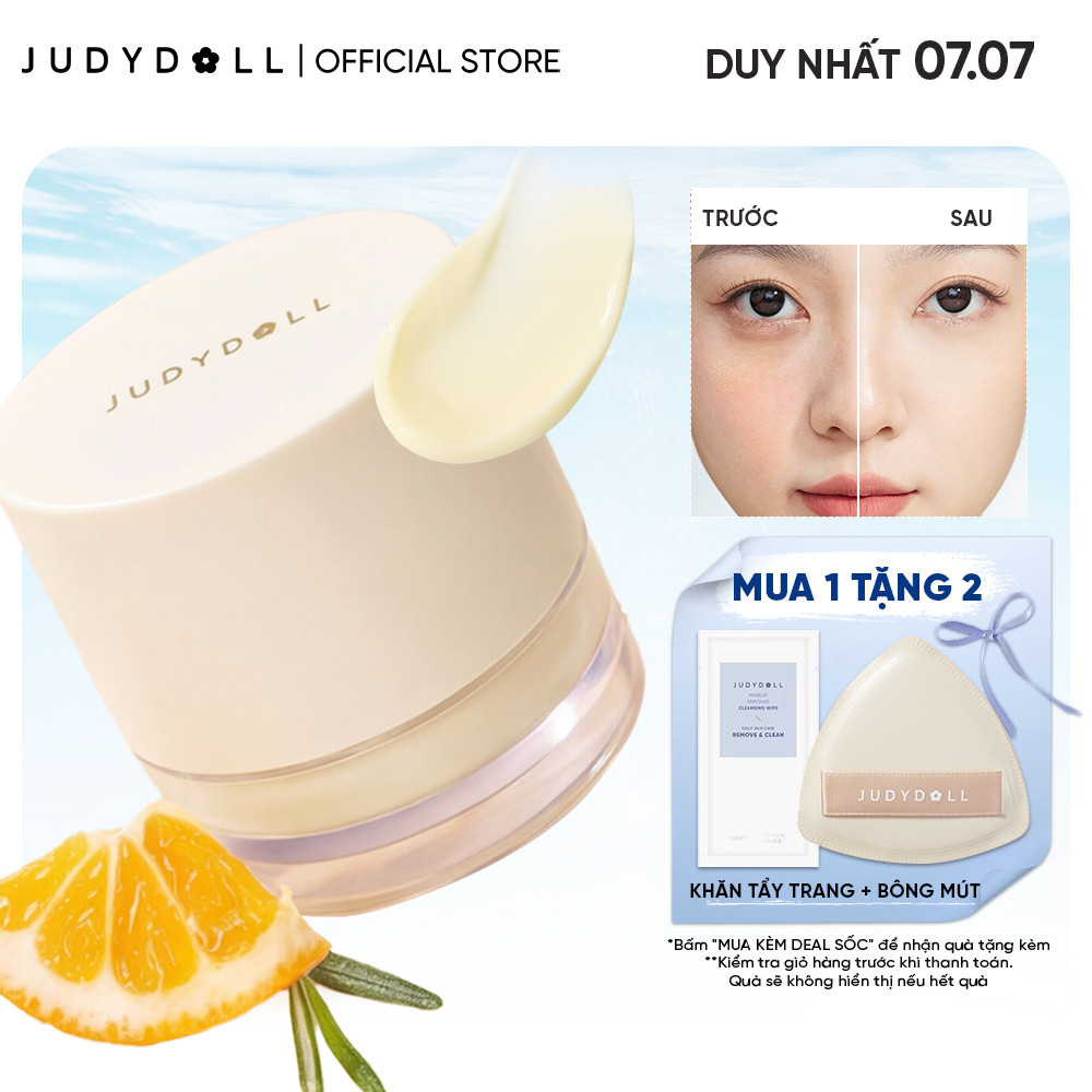 Kem Lót Trang Điểm JUDYDOLL Makeup Base Dưỡng Ẩm Hương Quýt Biển Chống Mốc Nền Giữ nền lâu trôi cho Da khô 30g