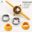 6 Cái PVC Thread Maker Tool Pipe Threader Plumbing Tool Kit Pipe Round Die Set với 3 khuôn 1 / 2 In, 3 / 4in và 1in NPT Die Set