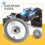 Bánh lái vi sai kim loại 12401-1638 cho 104009 12402-A 12401 12402 12403 12404 12409 Phụ tùng nâng cấp xe RC