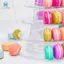 Tròn 6 Tầng Macaron Tháp Bánh Đứng Cupcake Macarons Hiển Thị Giá Đỡ Dụng Cụ Trang Trí Đám Cưới Lễ Phục Sinh Dự Tiệc Cung Cấp