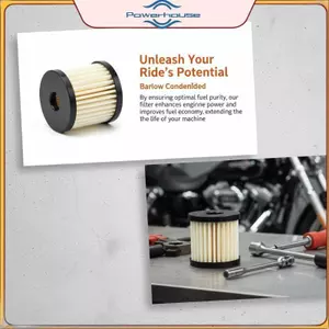 Bộ lọc nhiên liệu nhỏ POWER cho ô tô Bộ lọc thay thế tách nước nhiên liệu đa năng cho động cơ Diesel và xăng với hiệu suất lọc cao.