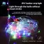 Đèn lồng LED hình lều đầy màu sắc Đèn xung quanh di động Đèn dây ngoài trời