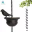 Kim Loại Chim Trên Cốc Kim Loại Mưa Dây Xích Bắt Mưa Để Gutter Mái Trang Trí Kim Loại Thoát Nước Mưa Dây Xích Downspout Dụng Cụ