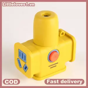 Littleloves1 Soet kéo đất có công tắc đa nút soet cao su màu vàng bọc cáp kéo bảng cắm hàng VN