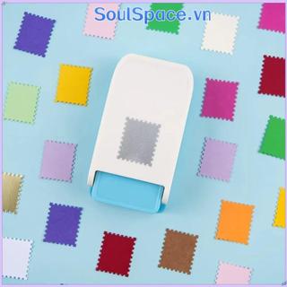 Máy dập nổi tem SOULSPACE, dụng cụ thủ công DIY tiết kiệm nhân lực, dập nổi viền tem, dụng cụ đục lỗ hình tem tinh tế thủ công để làm scrapbooking và giấy thủ công