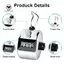 2 Gói Clicker Counter Hand Tally Counter Clicker, 4 Chữ Số Cơ Palm Click Counter forCoaching, Sự Kiện Thể Thao