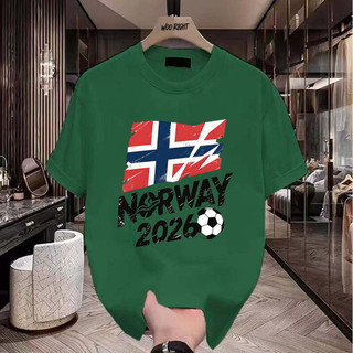 COD✅(Hồ Chí Minh)🚚 Áo thun nam bóng đá Norway 2026 Oversize HOT