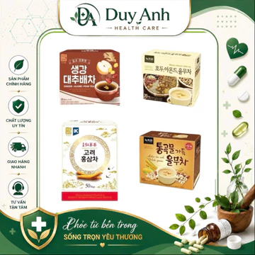 [COMBO 3 HỘP] Nokchawon - Trà Gừng - Lê - Táo Đỏ / Sữa Hạt / Trà Ngũ Cốc / Trà Hồng