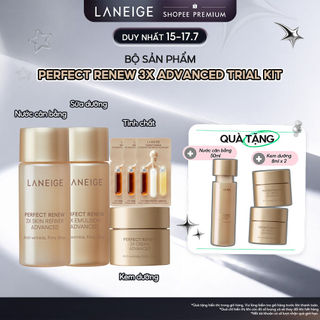 BỘ SẢN PHẨM LANEIGE PERFECT RENEW 3X ADVANCED TRIAL KIT