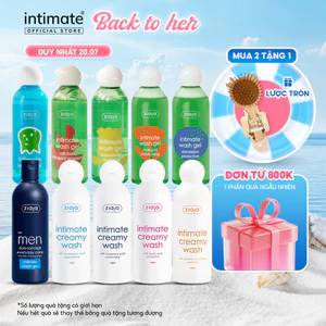 Dung Dịch Vệ Sinh Phụ Nữ Intimate ZIAJA Xuất Xứ Ba Lan Giúp Dưỡng Ẩm, Khử Mùi, Se Khít Dung Tích 200ml