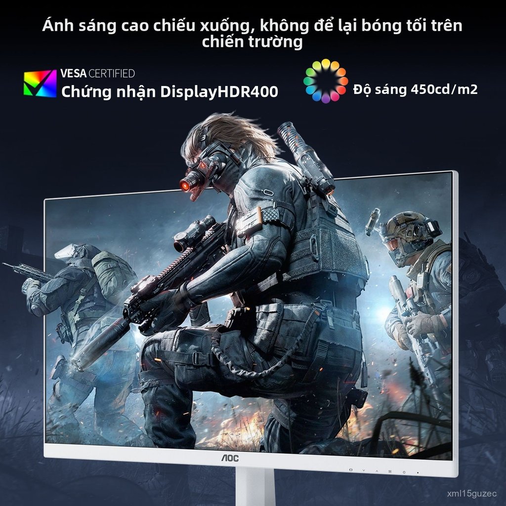 Màn hình gaming màu trắng 24 inch Q24G40ZEWS 2K 260Hz cho má