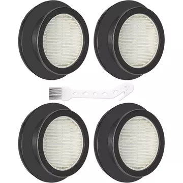 Bộ 4 bộ lọc HEPA thay thế X7A tương thích với máy hút bụi cầm tay không dây SunSare X7A-US có màn hình cảm ứng và máy hút bụi cầm tay SunSare X7A dùng cho gia đình, 4 bộ lọc HEPA.
