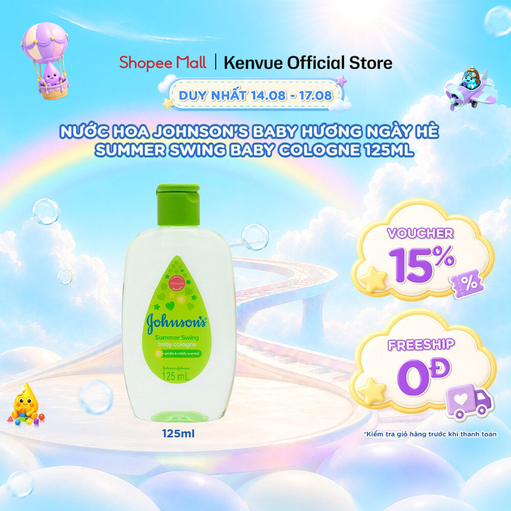 Nước hoa Johnson’s Baby hương phấn hoa/ hương ban mai / hương ngày hè 125ml – 100809603