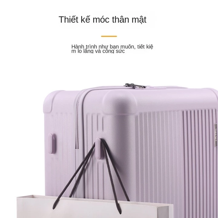 Mẫu mới 2026 20 inch 1.85kg vali siêu nhẹ vali du lịch pc Valy xách tay Nữ Valy du lịch đẹp thời trang Vali mật khẩu – 5
