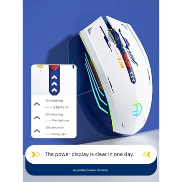 chuột không dây chuột không dây logitech chính hãng Chuột không dây Chơi Game Bluetooth có thể sạc lại Im lặng RGB Đèn đầy màu sắc Máy tính bảng PC Trò chơi Mecha có dây đa năng