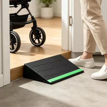 Xe lăn Ramp Chống trượt An toàn Phát sáng trong bóng tối Vành lề đường cho lối vào gia đình Xe tay ga Điện lề đường Quét xe đẩy banteph