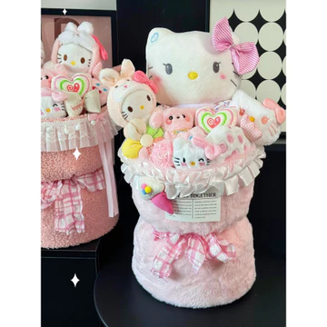 🔥Quà Tặng Trung Thu Dễ thương Làm Quà Tặng Bạn Gái Bouquet gấu bông tặng bạn gái Sanrio Búp Bê Bó Hoa Thành Phẩm Cho Bé Gái Bạn Gái Bạn Bè Quà Tặng Sinh Nhật Ngày Lễ Tình Nhân Tốt Nghiệp Quà Tặng Đám 