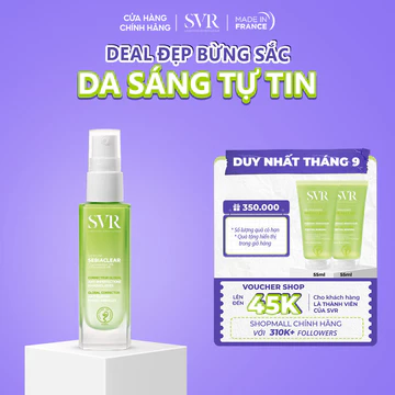 HANNAH x SVR Tinh chất giảm mụn, ngừa thâm và mềm mịn da 4 trong 1 SVR Sebiaclear Serum 30ml
