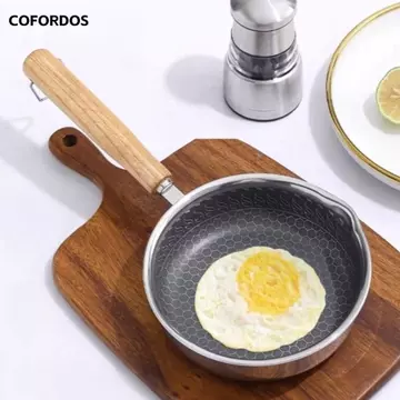Chảo chống dính COFORDOS, Chảo chiên bề mặt chống dính bằng thép không gỉ, Chảo chiên đa năng Chảo chống dính không tráng gia đình