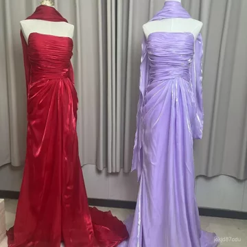 Studio chụp ảnh cưới phong cách tân Trung Hoa, váy cưới đỏ chụp ảnh trong nhà, chủ đề retro, vải voan màu sắc, dành cho
