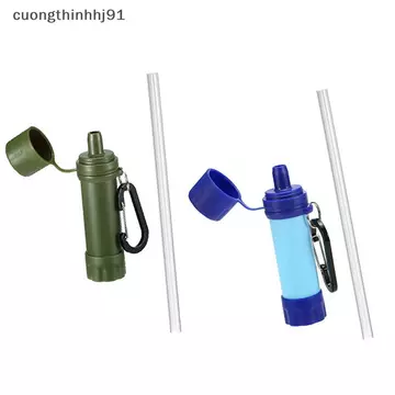 Cá tuyết ngoài trời uống lọc nước lọc khẩn cấp cuộc sống di động sống còn rơm lọc nước du lịch cắm trại Nguồn cung cấp