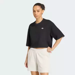 adidas Lifestyle ESSENTIALS CROP TEE Women Black KQ6692