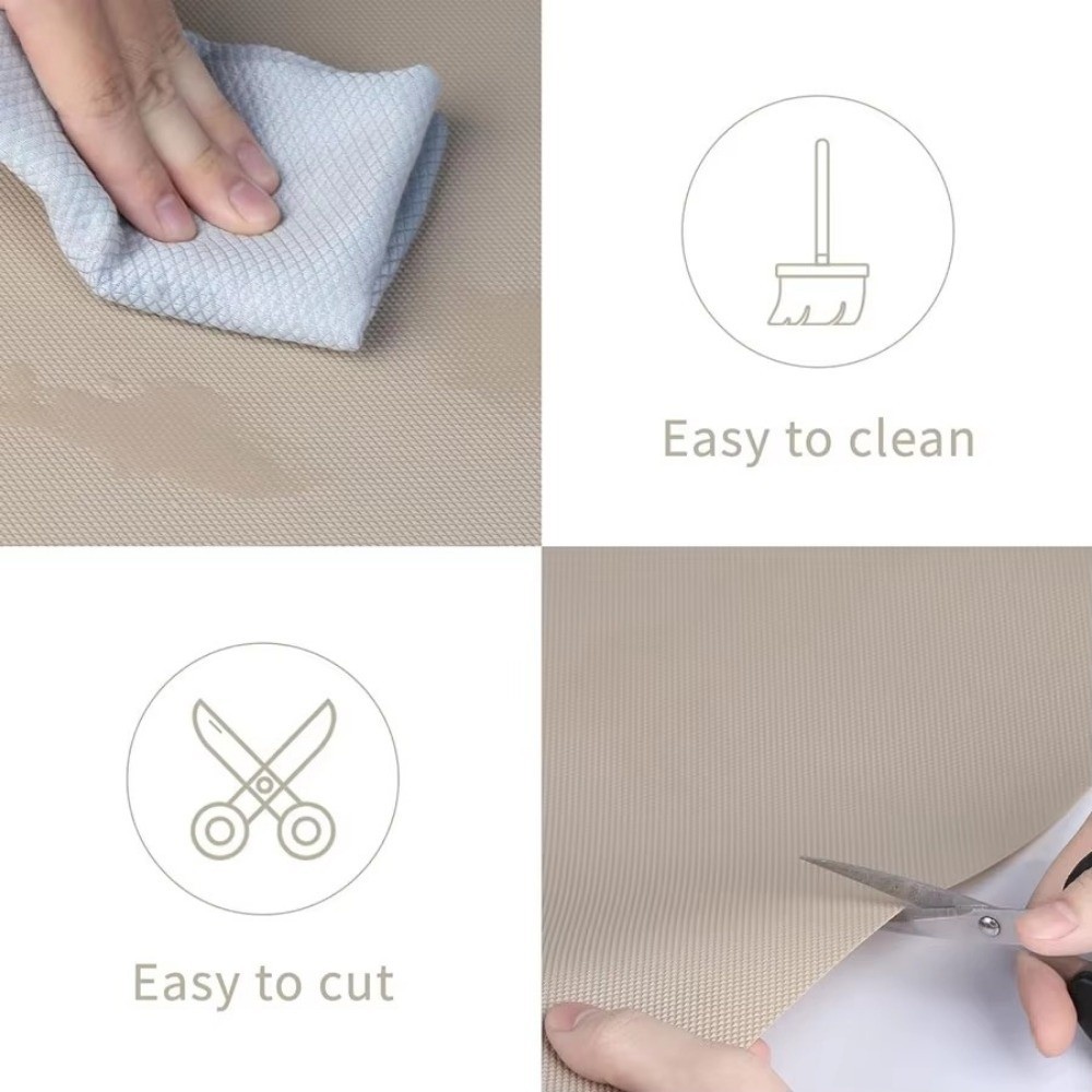 Thảm ngăn kéo MONOSTYLE, lót kệ EVA chống thấm nước, chống dầu cho tủ bếp