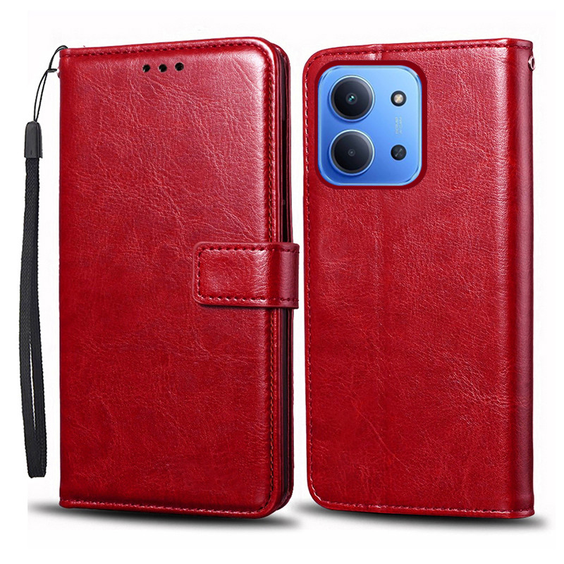 Dành Cho Xiaomi POCO C85 4G Ốp Lưng Lật Sang Trọng Ví Da PU Vỏ Điện Thoại Có Giá Đỡ Thẻ