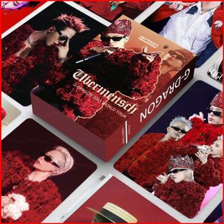 GC9 55 Cái / bộ G-DRAGON LOMO Card Album Ubermensch Bưu Thiếp Bộ Sưu Tập Ngôi Sao Ngoại Vi CG9
