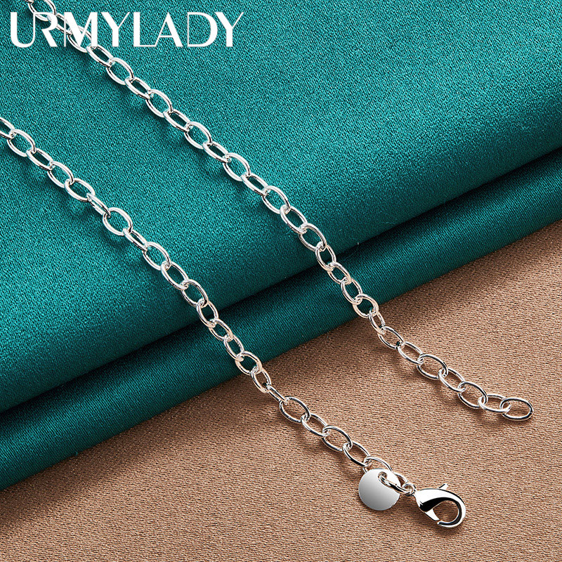 URMYLADY Vòng cổ bạc 925 hạt mịn cho nữ - Trang sức tiệc cưới thời trang