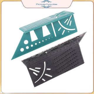 Điện Đa Năng Định Vị Thợ Mộc Thước Góc 3D Miter Dụng Cụ Đo Góc Đục Lỗ Định Vị Thước 45 Đường 90 Độ Thước.
