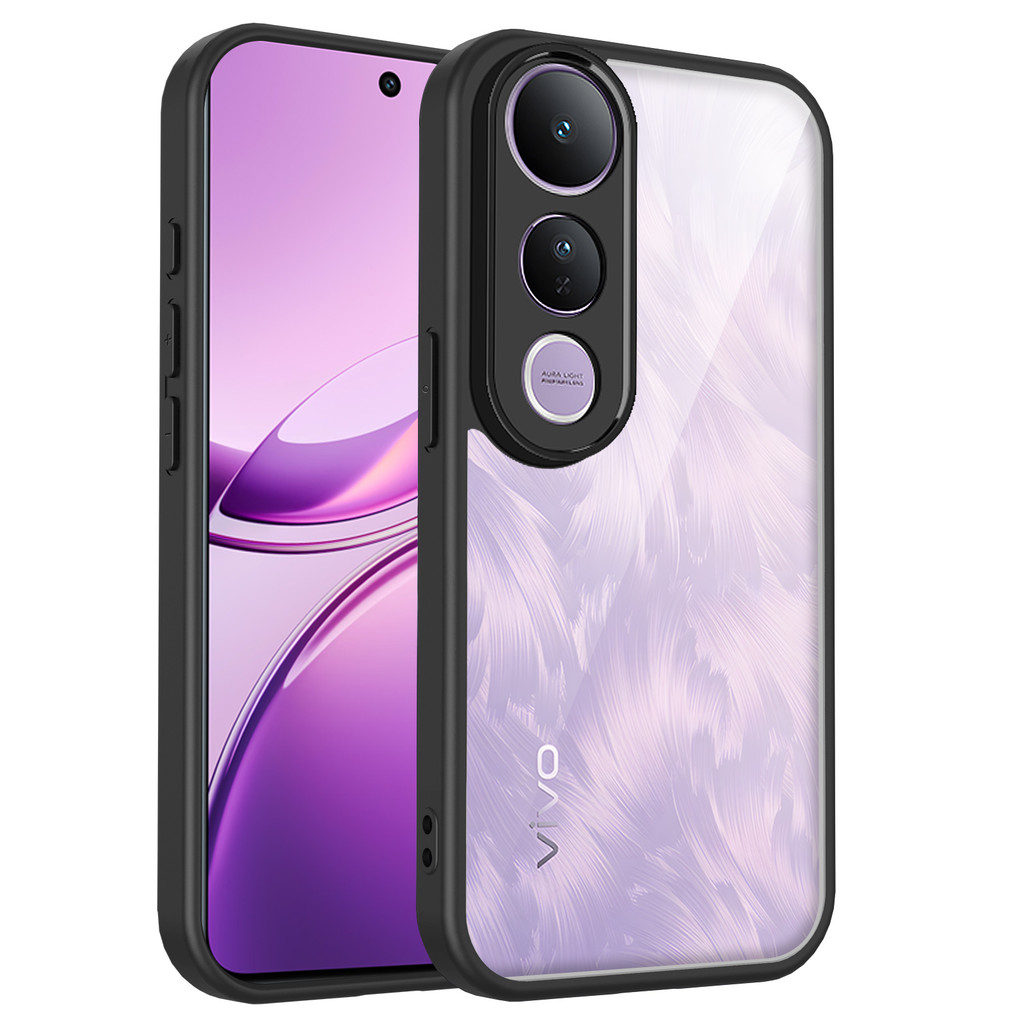 Ốp lưng Vivo V50 Lite 5G Vỏ trong suốt mờ thời trang cho Vivo V50 Lite Vỏ điện thoại