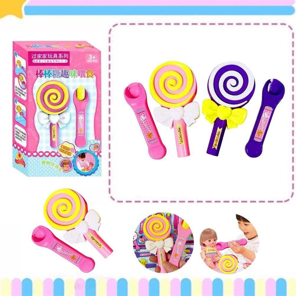 Đồ chơi YOLOGO cho ăn thực phẩm, trò chơi tương tác bánh Pudding Lollipop, mô phỏng Kawaii di động, giáo dục sớm