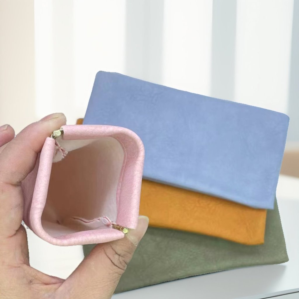 Túi Da PU Đựng Bảo Vệ Mắt Kính Nhỏ Gọn Đơn Giản Chắc Chắn Mang Theo Tiện Lợi