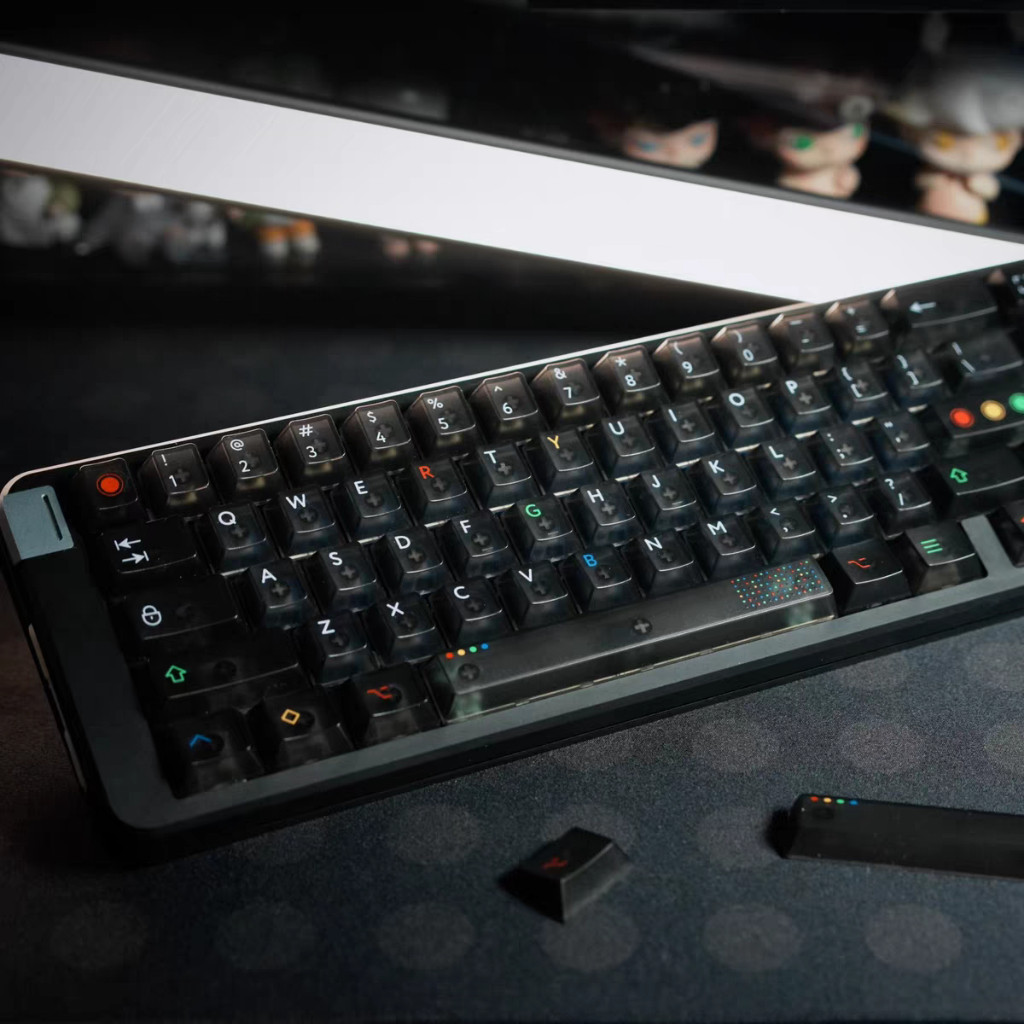 Keycap Retro Dark Lights PC cherry profile Keycap Aifei Traffic xuyên led bàn phím Polabe Commerce | BigBuy360 - bigbuy360.vn
