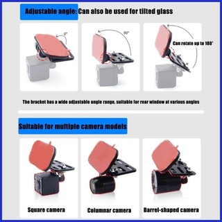 [Hỷ] Giá Đỡ Camera Sau Ô Tô – Gắn Được Nhiều Loại Cam, Lắp Trên Kính Sau, Đỗ Xe An Toàn