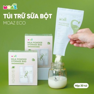 Túi trữ sữa bột moaz eco an toàn, tiện lợi