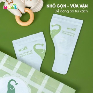 Túi trữ sữa bột moaz eco an toàn, tiện lợi